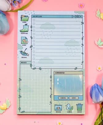 A retro-inspired planner pad cute enough to keep out on your desk 24/7