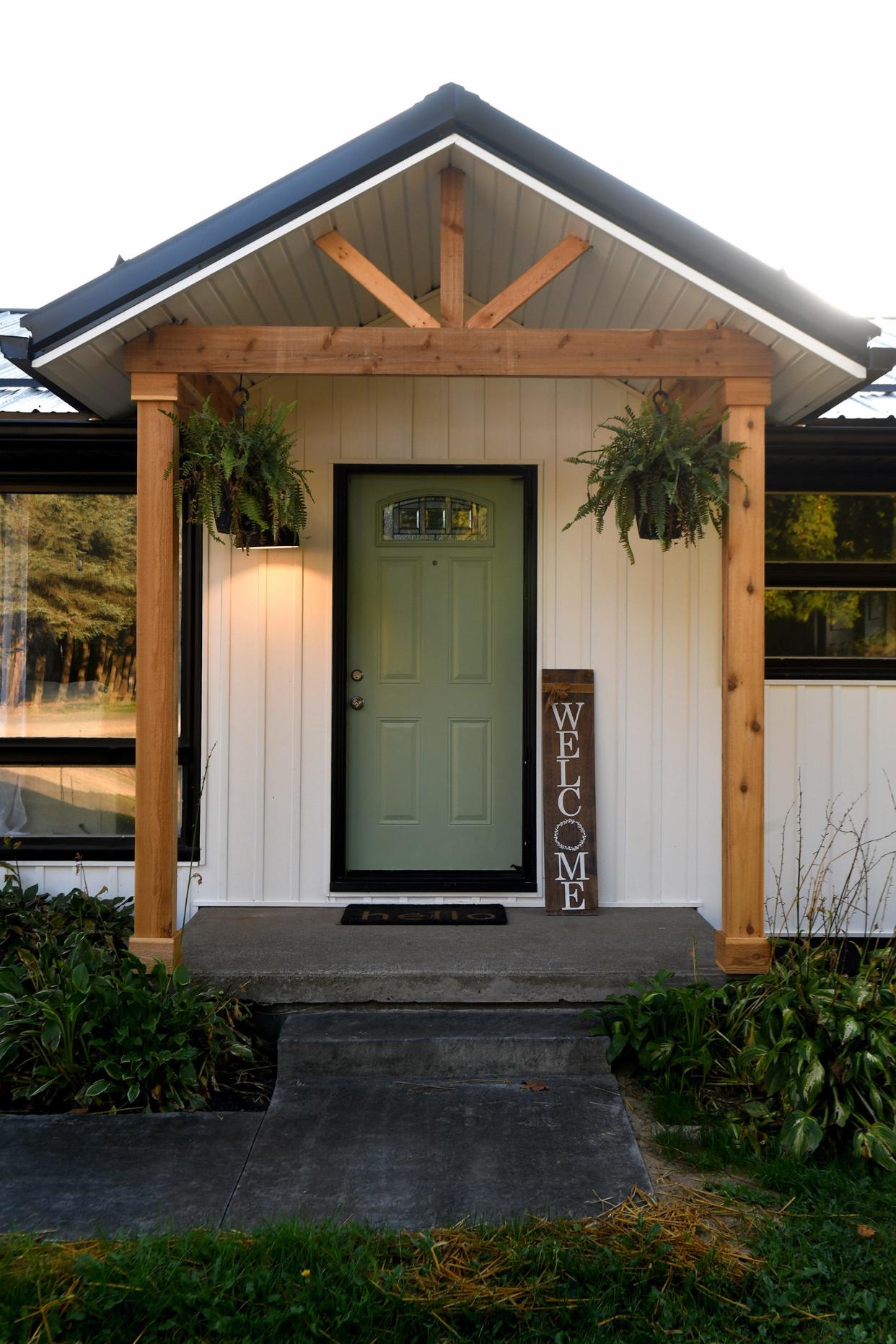 A Lake Township home has been remodeled in a modern farmhouse style.