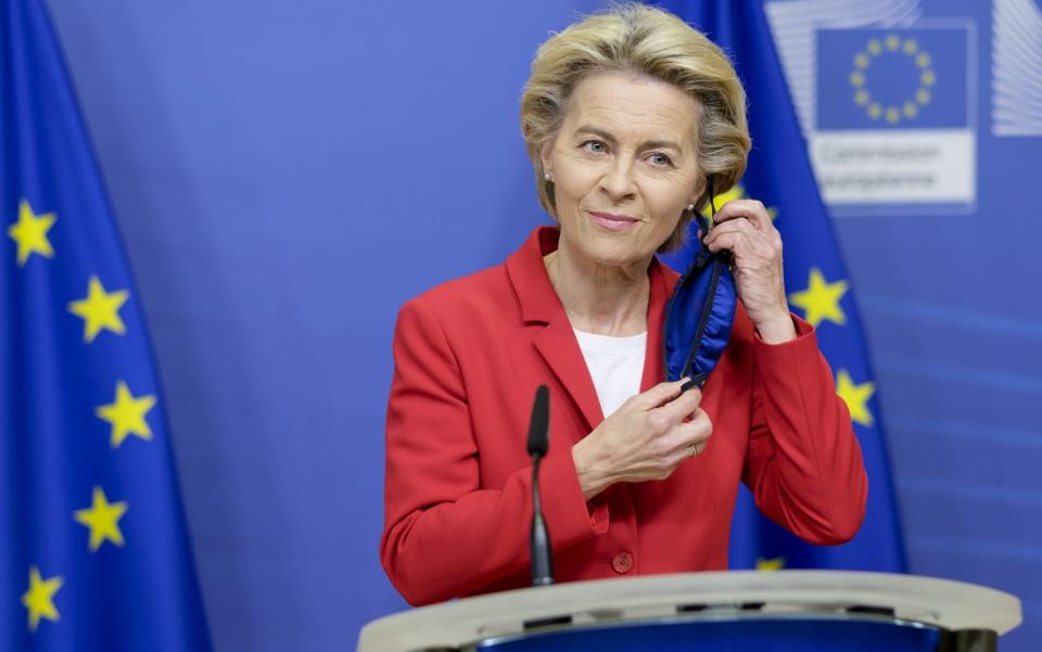 Ursula von der Leyen has been told that the talks are heading for their 'final push' - Thierry Monasse/Anadolu Agency via Getty Images