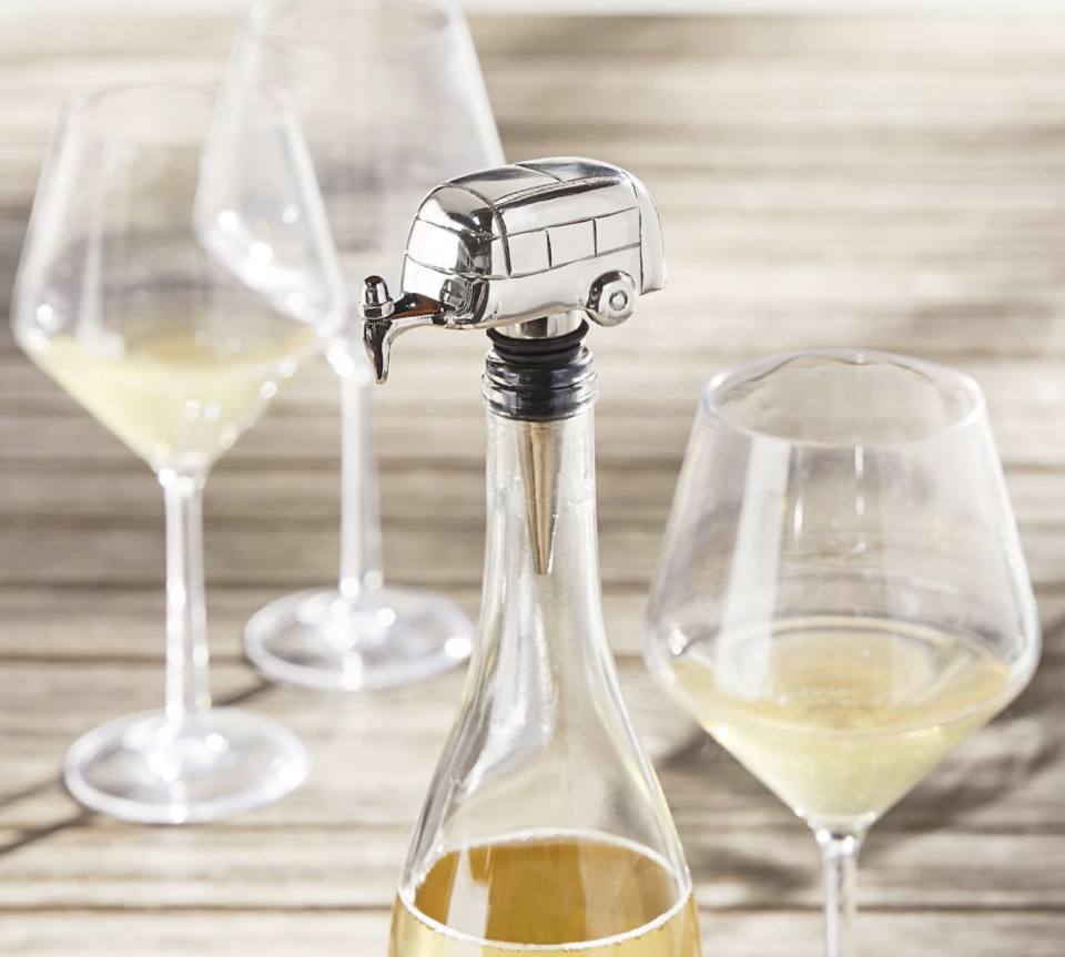 5) Airstream Oceanside Wine Bottle Stopper