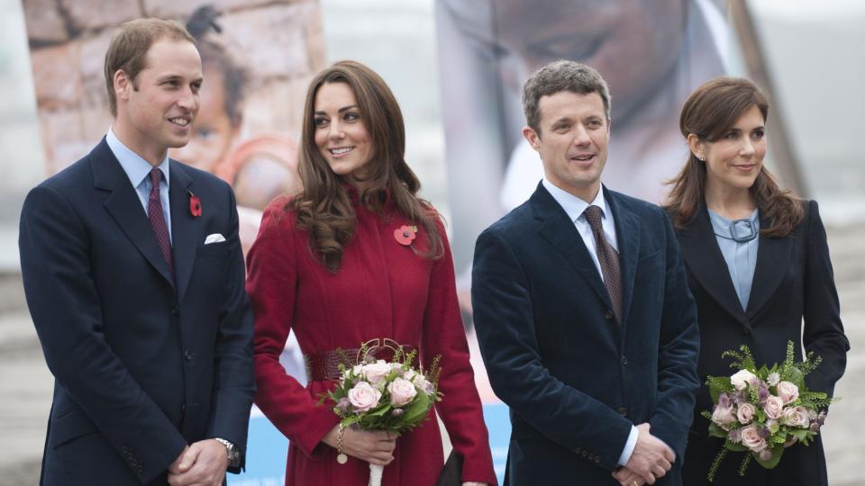 Prince William And Catherine, Denmark royals