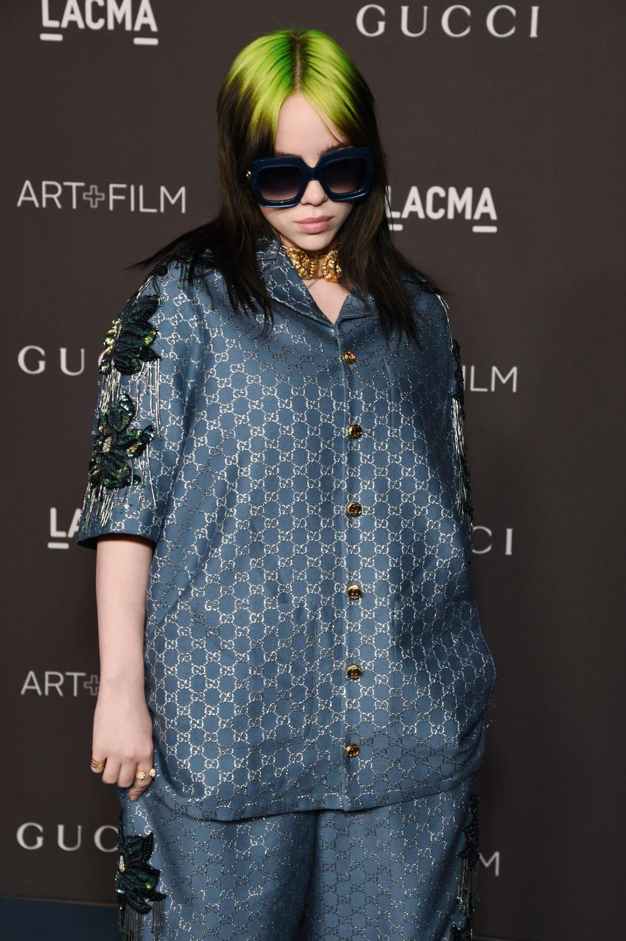 Billie Eilish attends the LACMA Art + Film Gala on November 2, 2019.