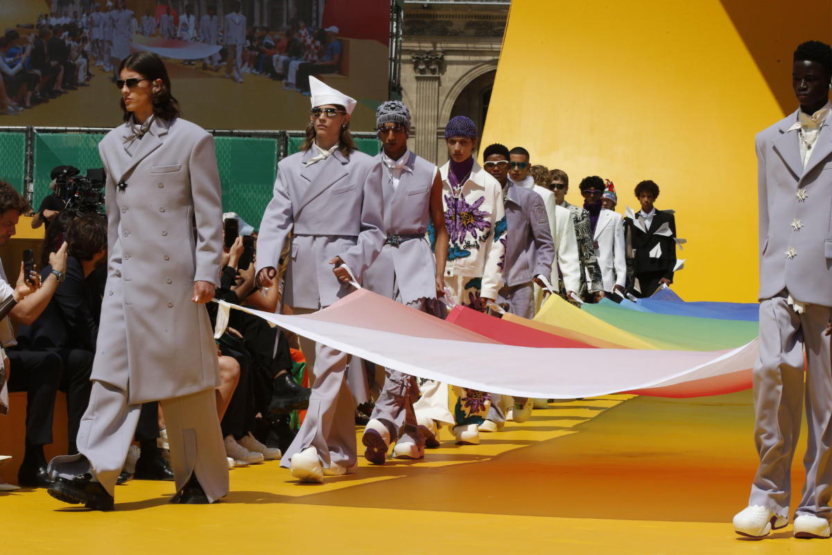 LOUIS VUITTON Virgil Abloh 2019 Runway Boyhood leather monogram