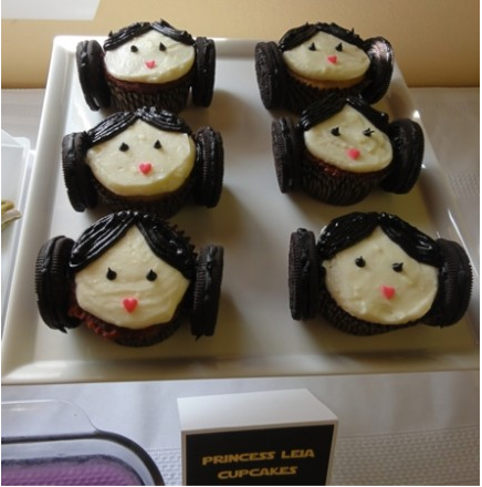 Princess Leia Cupcakes