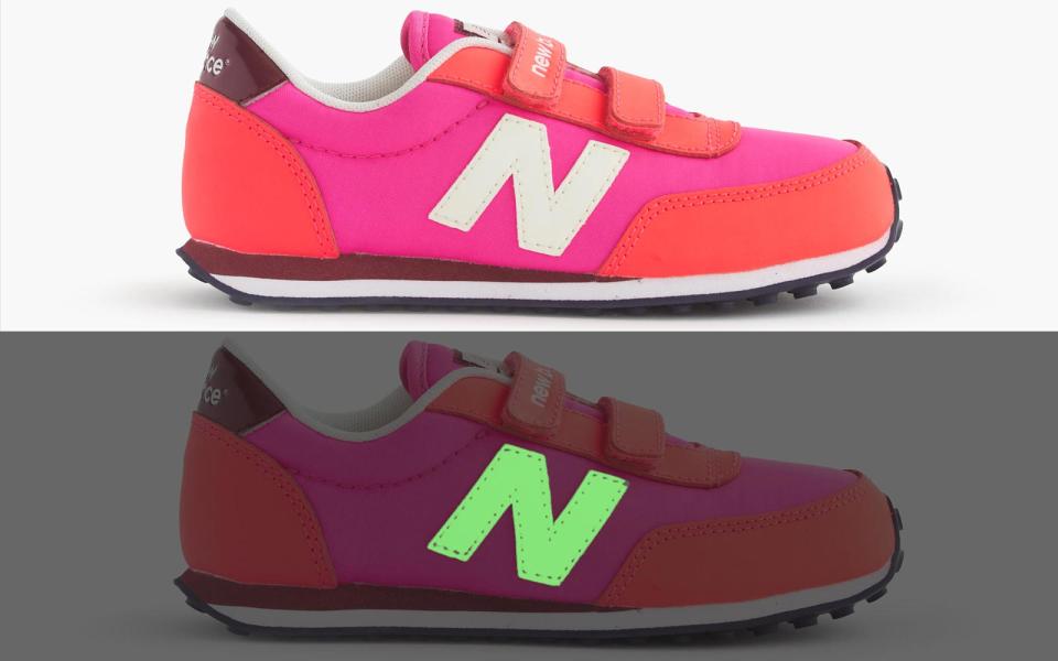 Kid’s New Balance Glow-in-the-Dark KE410 Sneakers