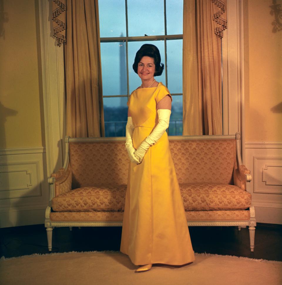 lady bird johnson inauguration 1965