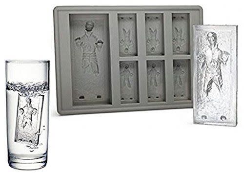 Star Wars Han Solo in Carbonite Silicone Ice Cube Tray