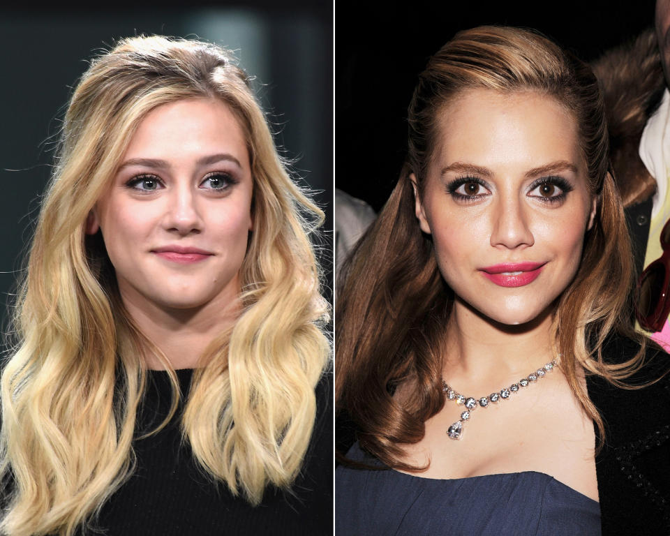 Fast wie Zwillinge: Lili Reinhart (l.) 2016 und Brittany Murphy 2006. (Bild: Getty Images)