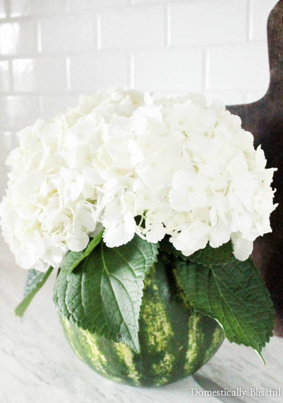 Floral Watermelon Vase