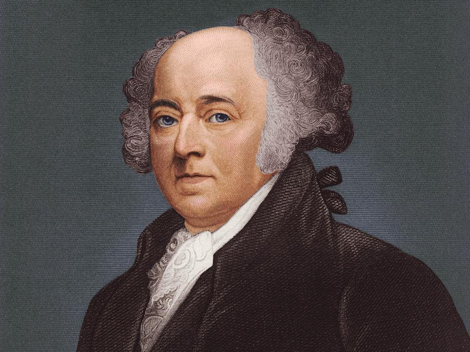 A portrait of John Adams