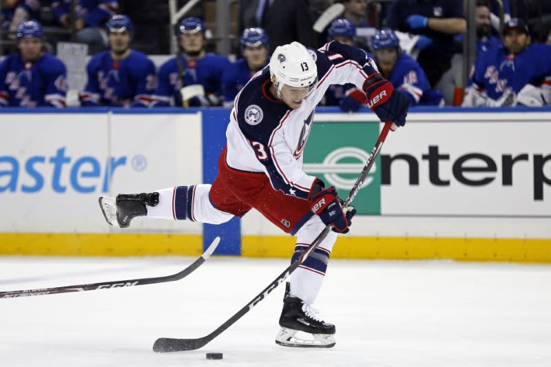 FILE PHOTO: NHL: Columbus Blue Jackets at New York Rangers