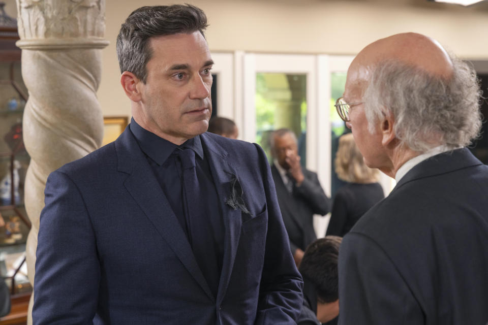 Jon Hamm in “Curb Your Enthusiasm” - Credit: John P. Johnson / HBO