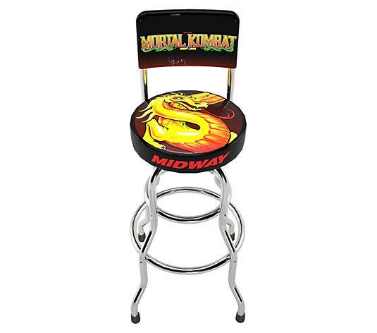 <p><a href="https://go.redirectingat.com?id=74968X1596630&url=https%3A%2F%2Fwww.qvc.com%2Farcade1up-mortal-kombat-swivel-stool.product.E309596.html&sref=https%3A%2F%2F" rel="nofollow noopener" target="_blank" data-ylk="slk:Shop Now;elm:context_link;itc:0;sec:content-canvas" class="link ">Shop Now</a></p><p>Mortal Kombat Swivel Stool</p><p>qvc.com</p><p>$99.99</p>