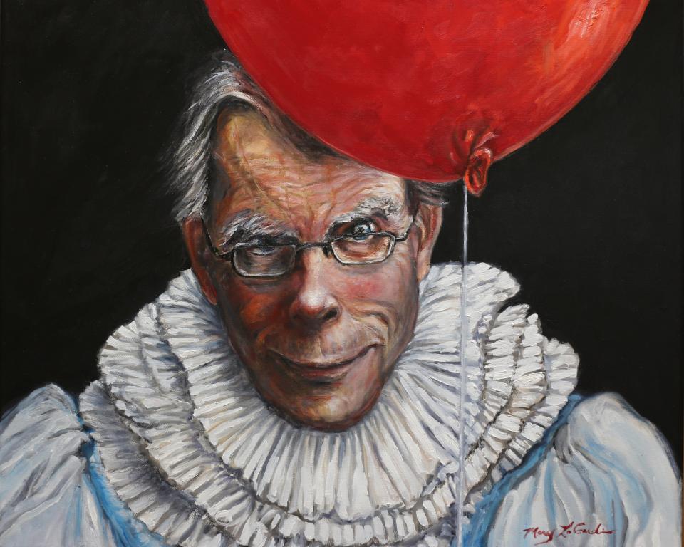 This painting by Naples artist Mary LaGarde is part of Davis Arts Center's Stephen King-themed group art exhibit, "Follow The King."