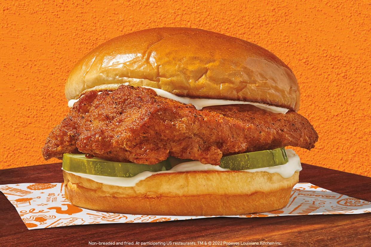 Popeyes Unveils Its New Blackened Chicken Sandwich