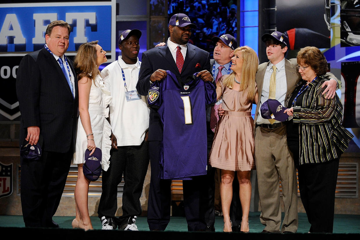 Michael Oher family Jeff Zelevansky/Getty Images