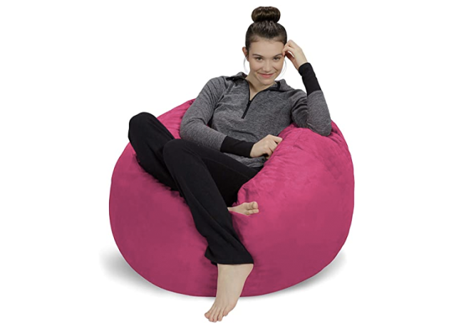 Comfort Research Big Joe Classic Teardrop Kids Bean Bag Chair in Stain  Resistant Fabric & Reviews