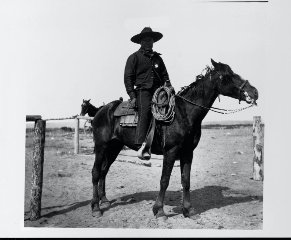 African American  cowboy