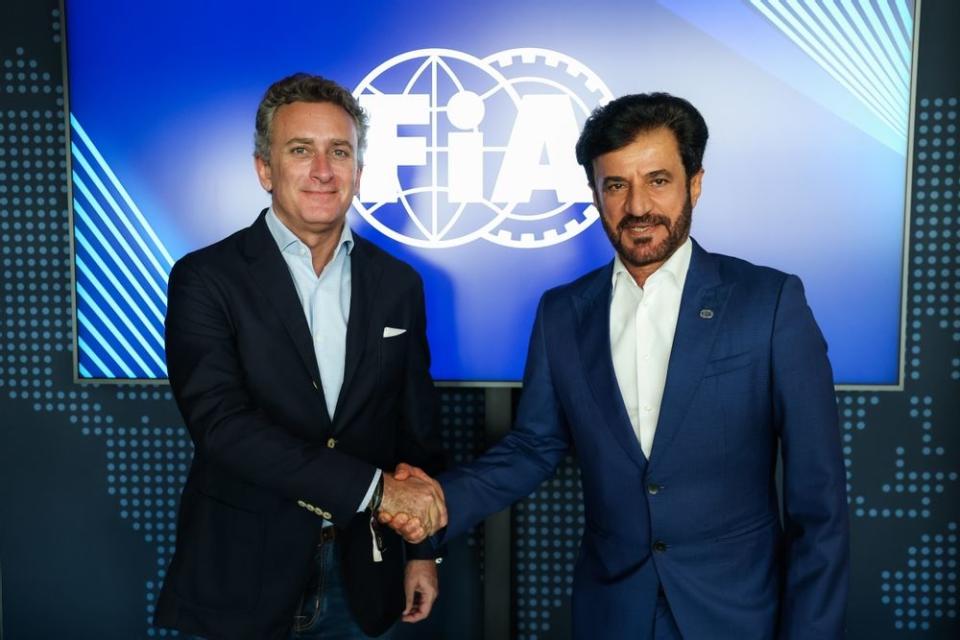 agag alejandro with ben sulayem mohammed uae, president of the fia, portrait, during the 2023 formula 1 qatar airways hungarian grand prix, 11th round of the 2023 formula one world championship from july 21 to 23, 2023 on the hungaroring, in mogyorod, hungary photo florent gooden dppi