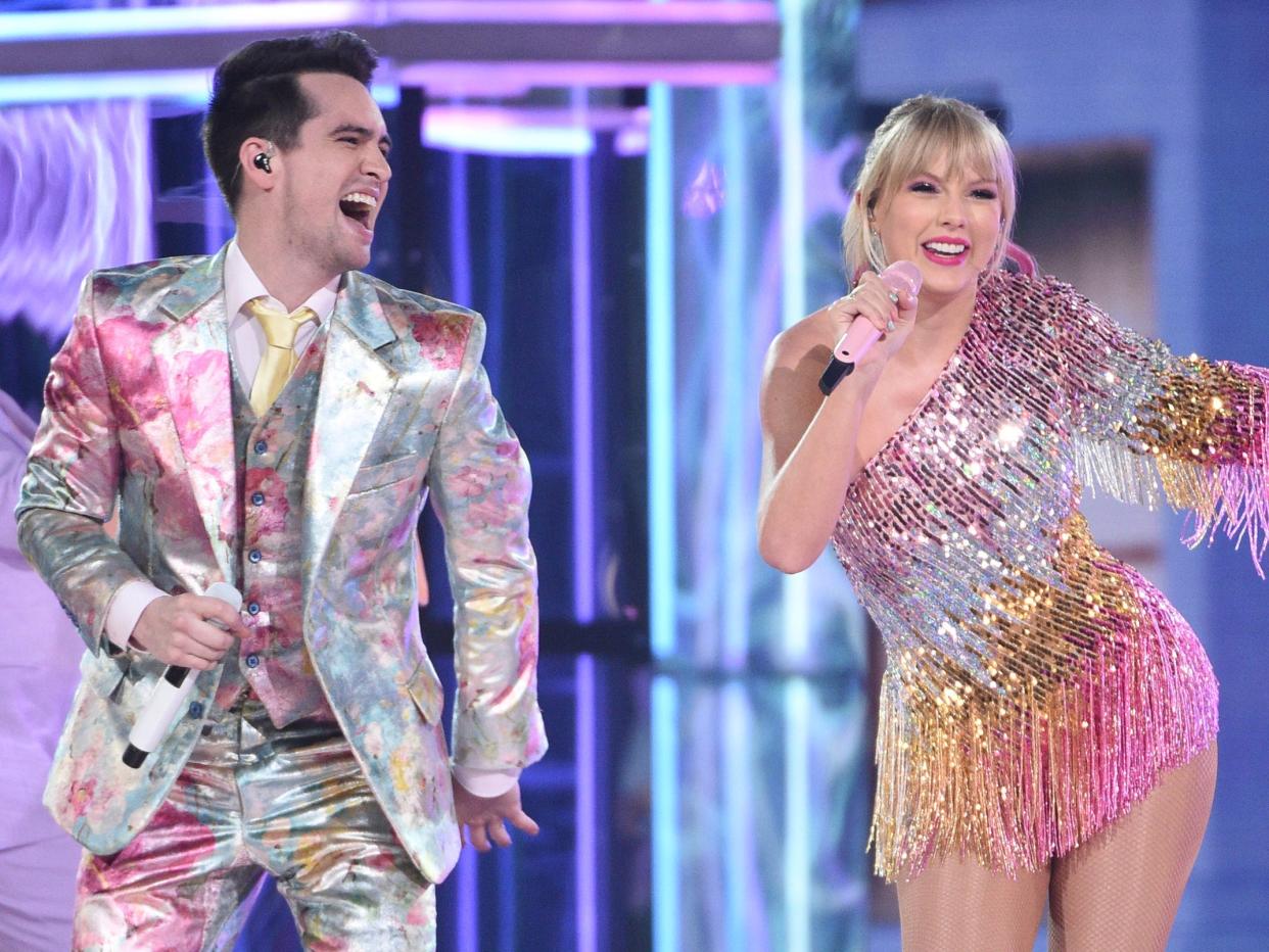 taylor swift brendon urie bbmas 2019