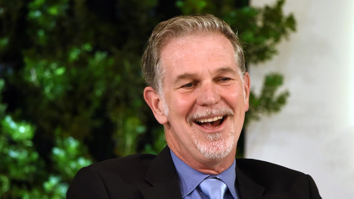  Reed Hastings, founder and CEO, Netflix during the Hindustan Times Leadership Summit, at Taj Palace on December 6, 2019 in New Delhi, India. 