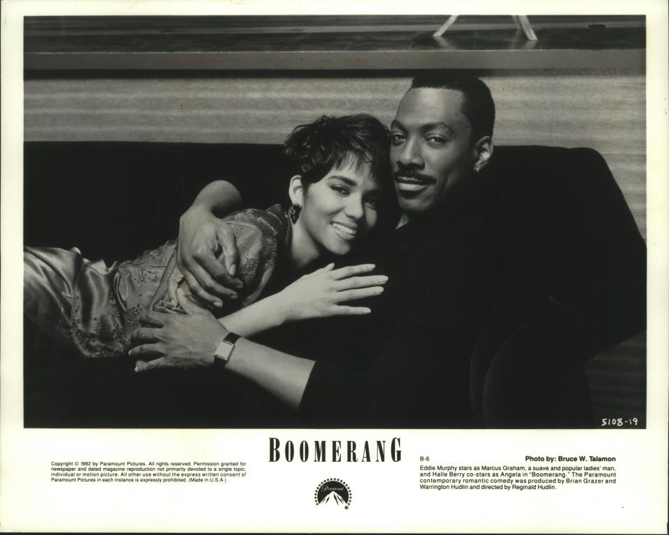 Halle Berry and Eddie Murphy star in "Boomerang," the ahead-of-its-time 1992 romantic comedy.