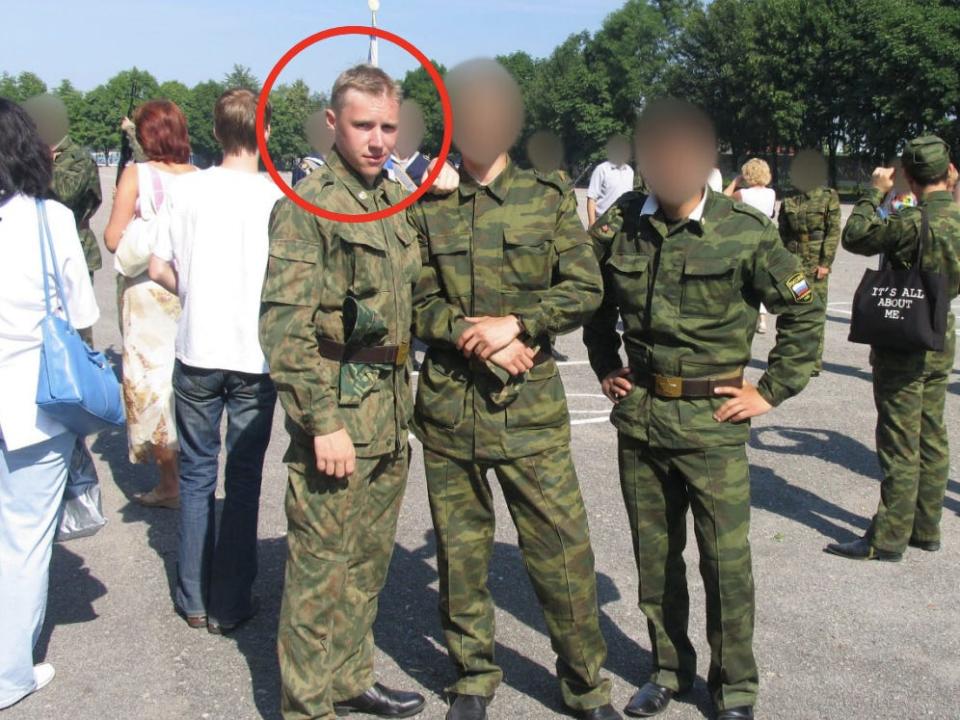 Sergey Vladimirovich Cherkasov, pictured in Russian military uniform