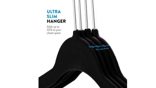 If you're looking for slim, non velvet hangers I HIGHLY recommend