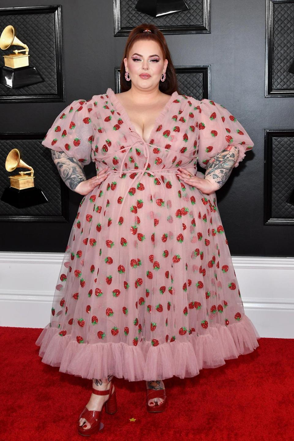 Model Tess Holliday has accused Paltrow of “glorifying” eating disorders (Getty Images)