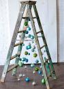 <p>Is that old ladder gathering dust in your garage? Yup, that can be used as an alternative Christmas tree! Simply hang up ornaments inside of it to create a festive feel. And bonus points if the ladder is well-worn with paint splatters, which makes it look even cooler.</p><p><strong>Get the tutorial at <a href="https://www.paisleyandjade.com/blog/inspiration-station-fun-funky-ladder-christmas-tree/" rel="nofollow noopener" target="_blank" data-ylk="slk:Paisley & Jade;elm:context_link;itc:0;sec:content-canvas" class="link ">Paisley & Jade</a>.</strong></p><p><a class="link " href="https://www.amazon.com/Clever-Creations-Shatterproof-Christmas-Ornaments/dp/B01J92P432/ref=sr_1_35?tag=syn-yahoo-20&ascsubtag=%5Bartid%7C10050.g.28872053%5Bsrc%7Cyahoo-us" rel="nofollow noopener" target="_blank" data-ylk="slk:SHOP CHRISTMAS ORNAMENTS;elm:context_link;itc:0;sec:content-canvas">SHOP CHRISTMAS ORNAMENTS</a></p>