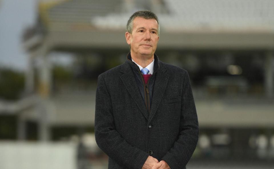 Ian Watmore, Chairman of the ECB looks on during Day Five of the Bob Willis Trophy Final match between Somerset and Essex at Lord's Cricket Ground on September 27, 2020 in London, England - GETTY IMAGES