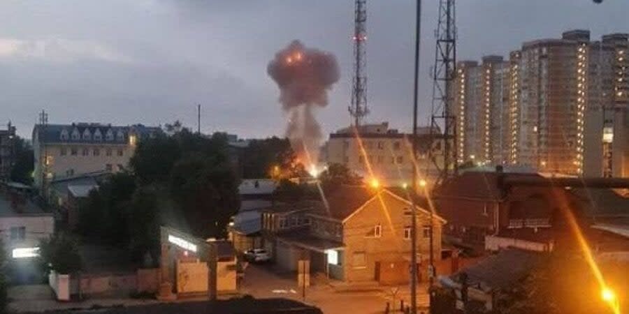 There was an explosion in Krasnodar