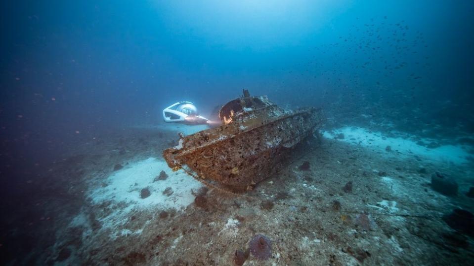 The 330-foot depth means that the submarine can explore wrecks that are too far down for recreational divers to reach. - Credit: Courtesy U-Boat Worx