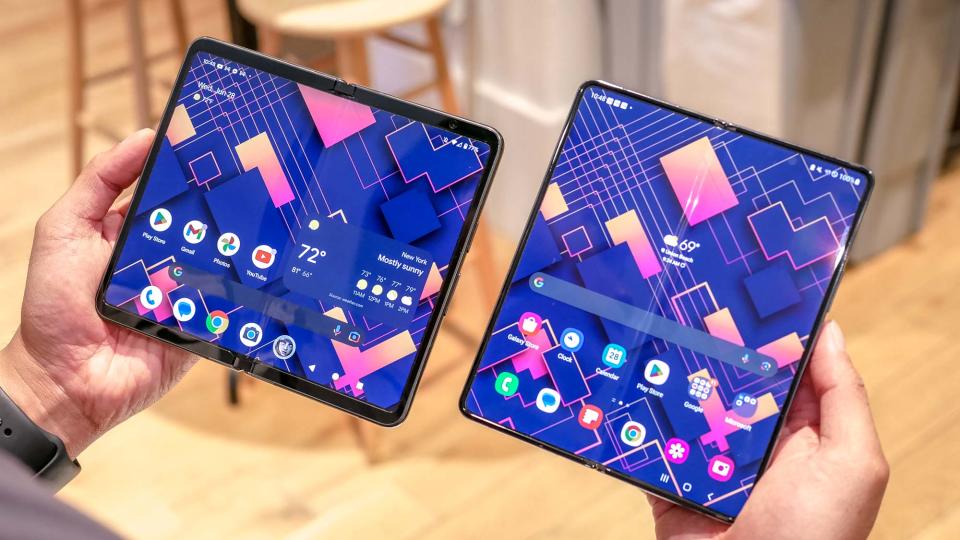 Google Pixel Fold versus Samsung Galaxy Z Fold 4 comparison face off.