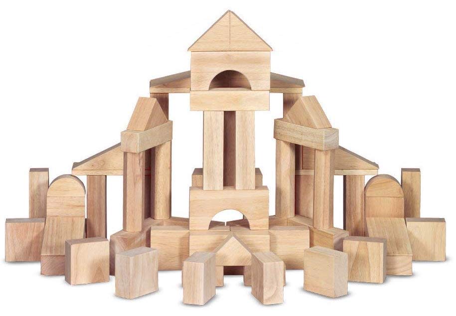 Melissa & Doug Solid-Wood Building Blocks (Photo: Amazon)