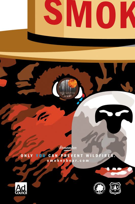 FILE PHOTO: Smokey Bear is pictured in a 2007 US Forest Service poster