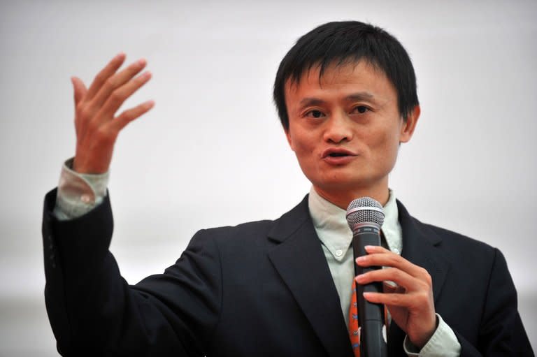 Alibaba.com founder Jack Ma is shown in Lima, in 2008. A diminutive former English teacher, Ma set up Alibaba in 1999, convincing friends to fund him with $60,000 and picking a recognisable name with the aim of helping small firms find treasure by selling through the Internet