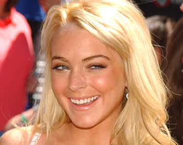 Lindsay Lohan at the Hollywood premiere of Walt Disney Pictures' Herbie: Fully Loaded