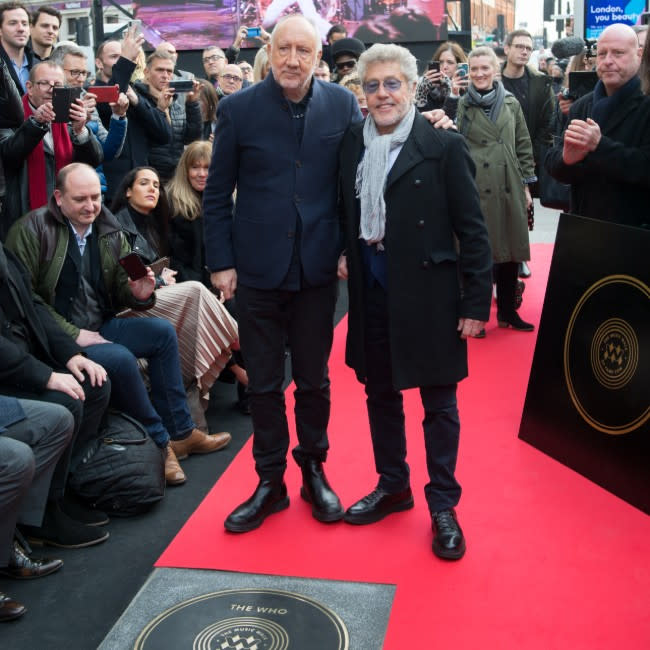 Pete Townshend and Roger Daltrey credit:Bang Showbiz