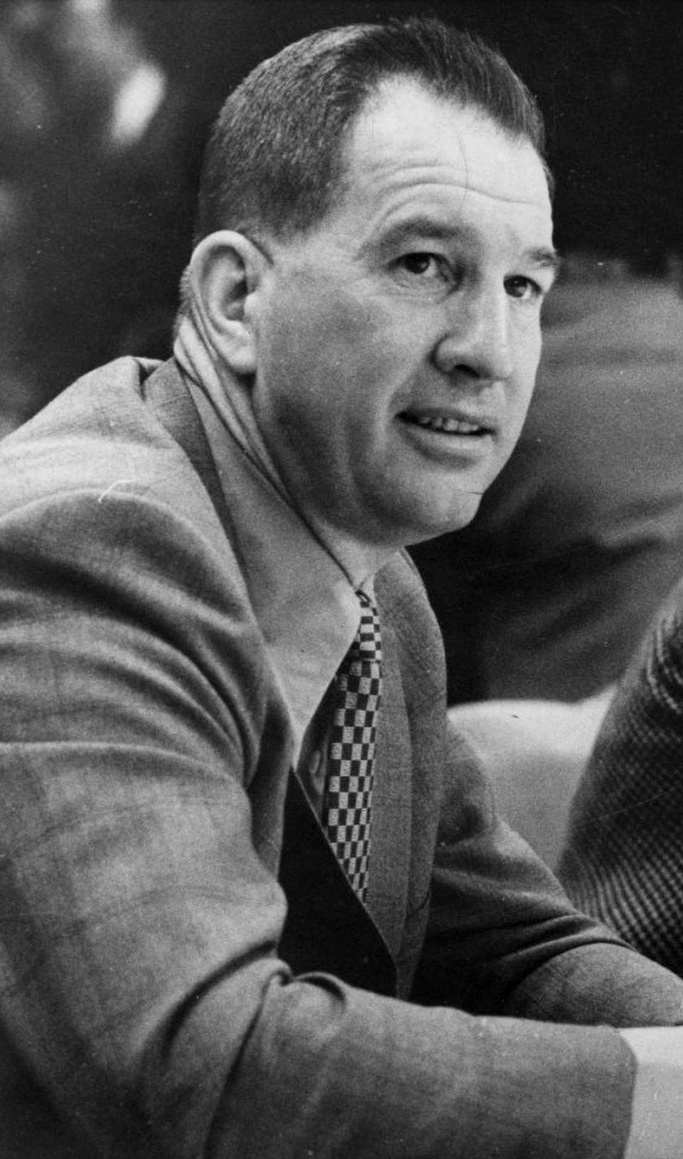 undated photo of  Larry Costello, Milwaukee Bucks coach.