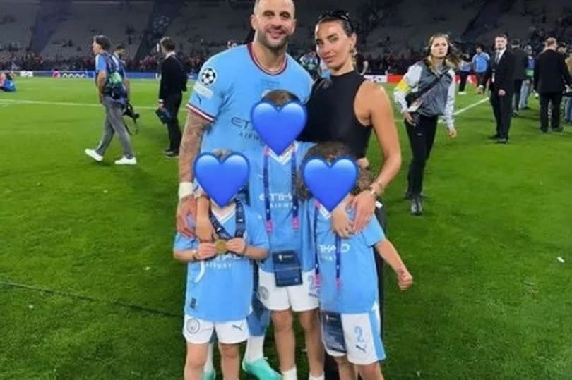 The Man City player and his wife Annie welcomed their newborn son earlier this month -Credit:Instagram