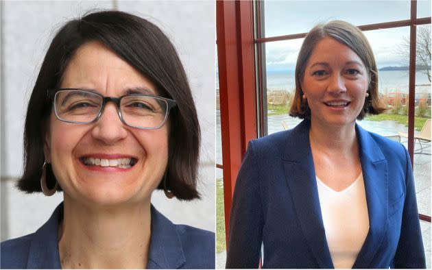 Vermont state Senate President Becca Balint (left) is competing with Lt. Gov. Molly Gray for the Democratic nomination for Vermont's sole House seat. Balint is backed by Sen. Bernie Sanders (I-Vt.), while Gray has the support of the state's Democratic establishment. (Photo: Associated Press)