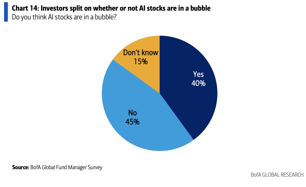 An AI stock bubble...or not.