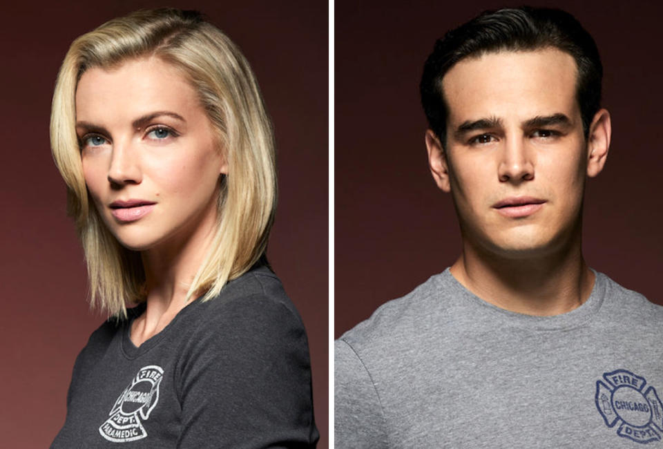 Kara Killmer and Alberto Rosende, Chicago Fire