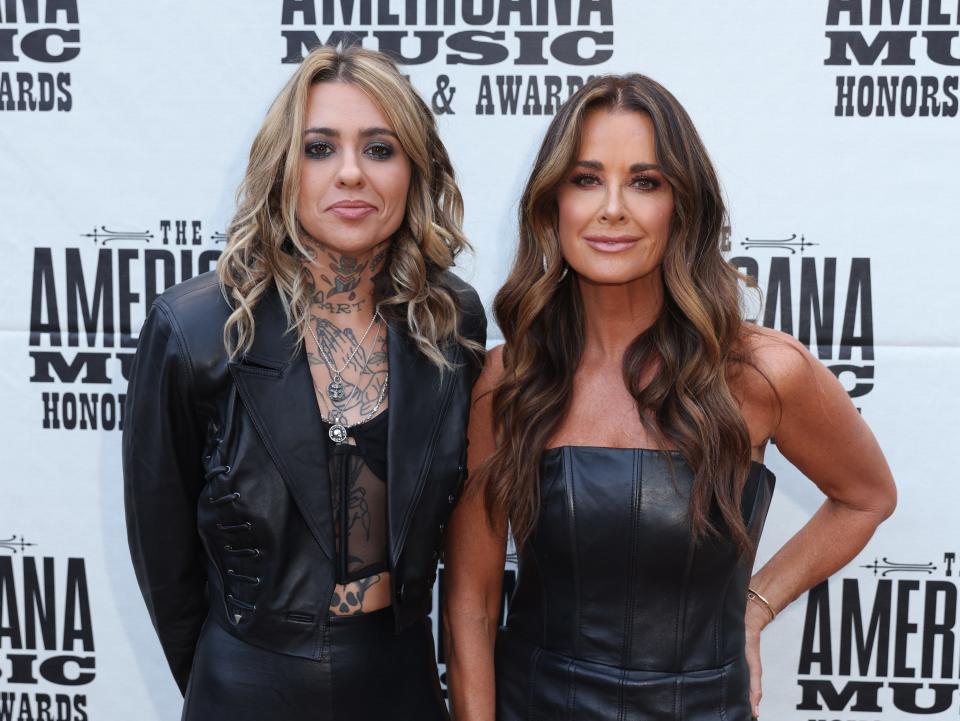 Morgan Wade and Kyle Richards attend the 2022 Americana Honors & Awards at Ryman Auditorium on September 14, 2022 in Nashville, Tennessee.