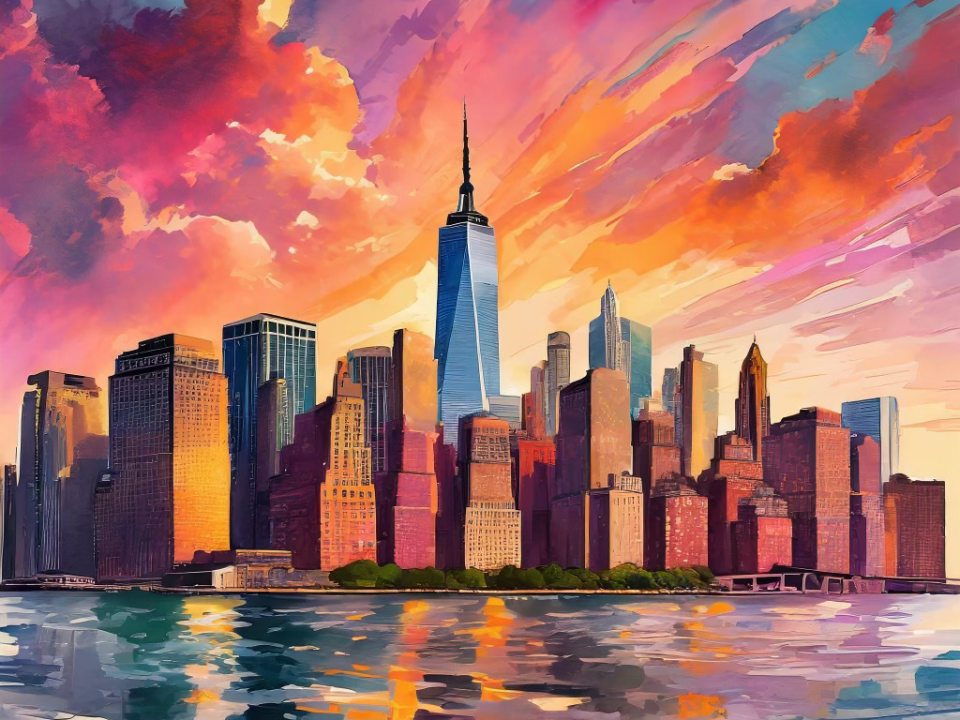 AI generated image of New York City by creator Manasi Arya using Adobe - Copyright: Manasi Arya