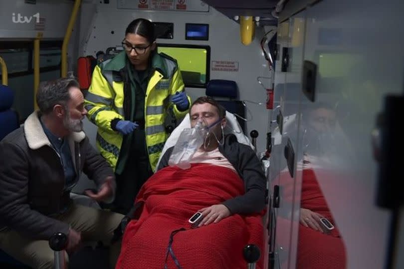 Paul was rushed to hospital after taking a sudden turn for the worst