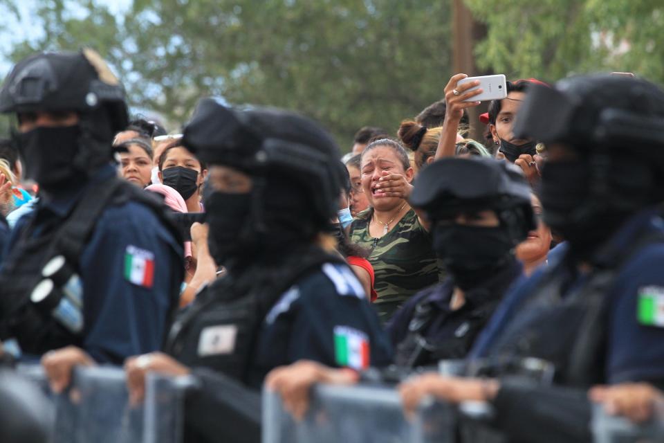 Three inmates were killed during a riot sparked by a large brawl between rival gangs Thursday afternoon in the Cereso No. 3 state prison in Juárez, the Chihuahua Attorney General's Office said. The chaos erupted during a family visiting period with visitors describing hearing gunfire as families, including children, ran for safety. The attorney general's office said in a statement that a brawl erupted about 1 p.m. between prison gangs in a section of the penitentiary.