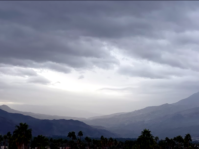 Keeret Gill of Stockton used an Apple iPhone 12 to photograph the cloudy sky over Palm Springs.