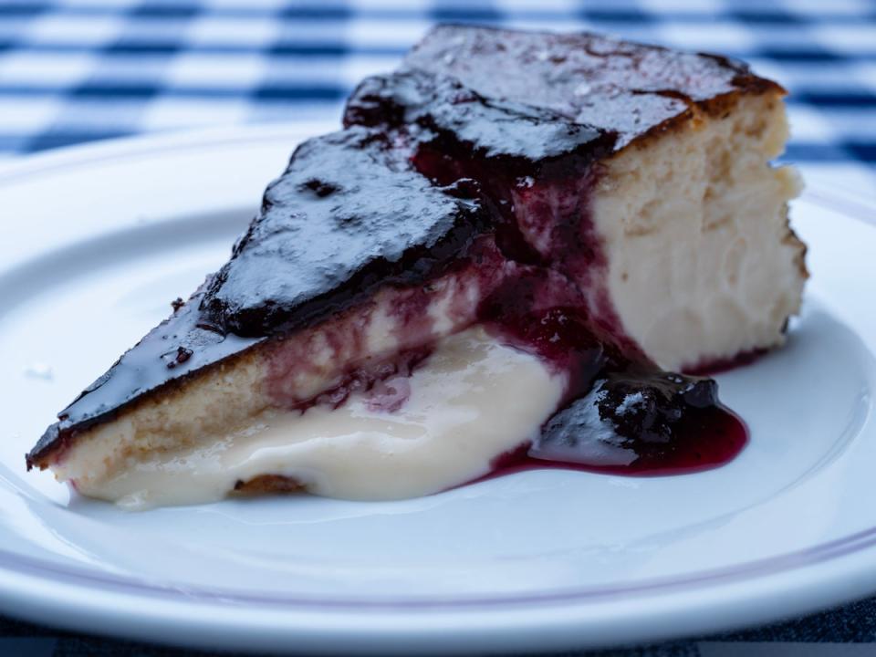 The Basque cheesecake (Daniel Hambury/Stella Pictures Ltd)